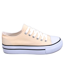Dámské klasické tenisky Fargis Beige béžový Dámské klasické tenisky Fargis Beige béžový