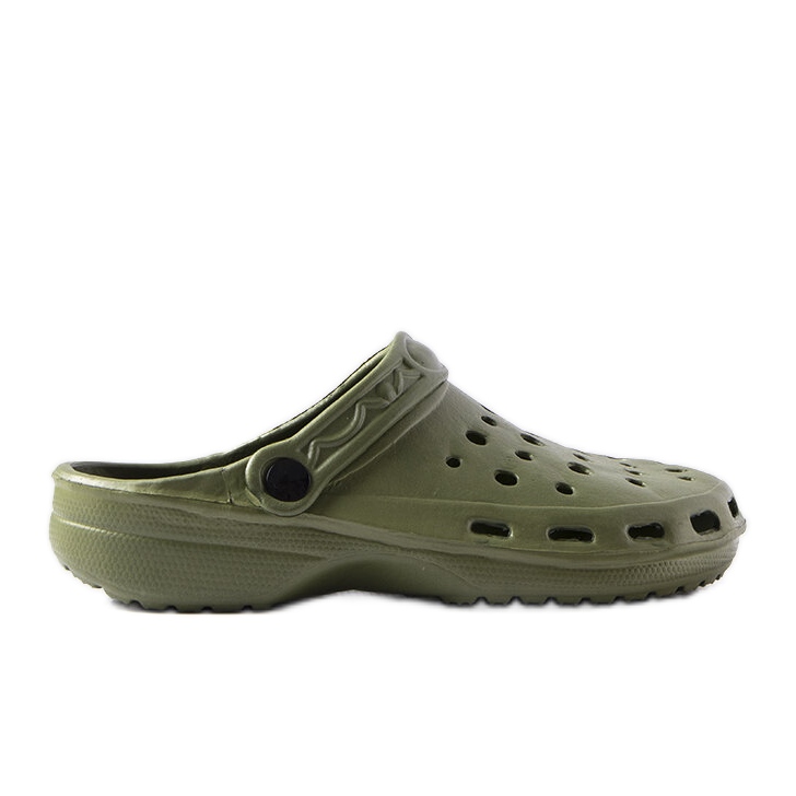 Pánské pěnové pantofle Slof zelené barvy zelená