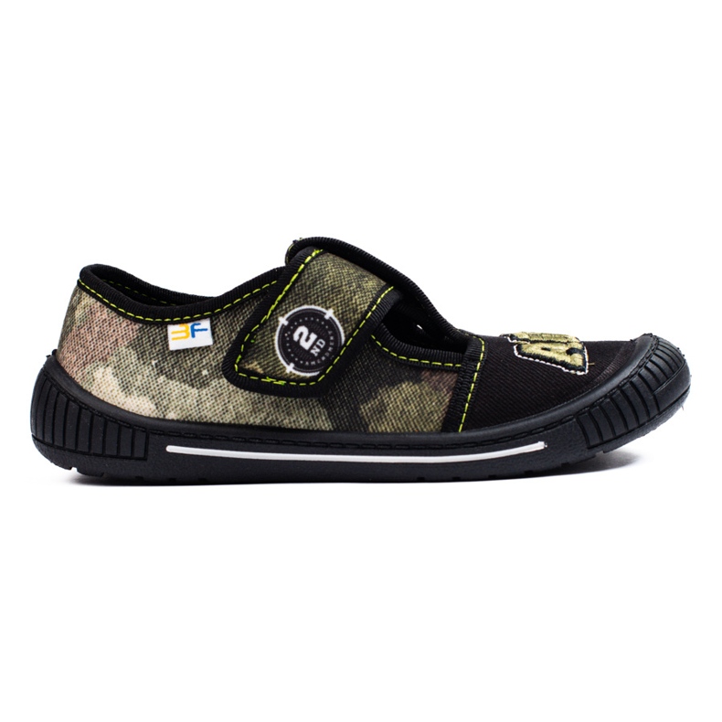 SHELOVET Pantofle na suchý zip pro kluka 3F camo vícebarevný