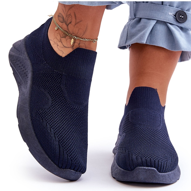 PG1 Dámské nazouvací sportovní boty Navy Claris modrý PG1 Dámské nazouvací sportovní boty Navy Claris modrý