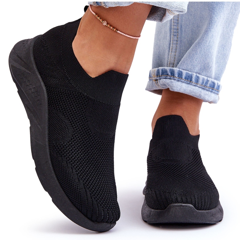 PG1 Dámské nazouvací sportovní boty Claris Black černá PG1 Dámské nazouvací sportovní boty Claris Black černá
