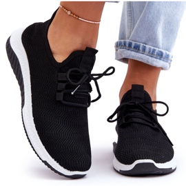 PG1 Klasické látkové nazouvací tenisky Black Gusto černá