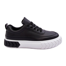 PG1 Klasické Tenisky na platformě Black And White Nannzie černá PG1 Klasické Tenisky na platformě Black And White Nannzie černá