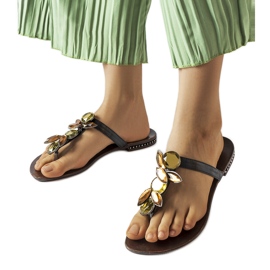 Černé elegantní žabky od Zarattini černý