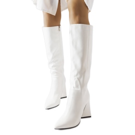 Bílé holínky Medicina na sloupku bílý