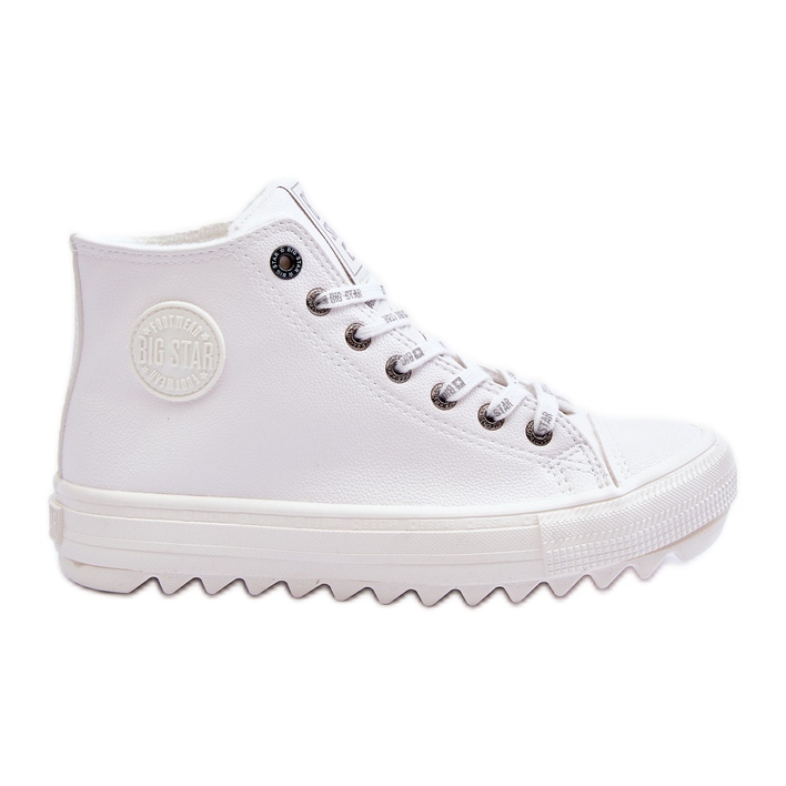 Dámské tenisky Big Star High Warm White GG274108 bílý