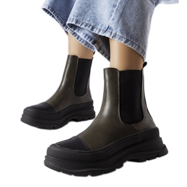 Zelené boty na platformě od Bellucci zelený