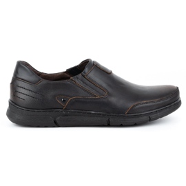 Polbut Pánské slip-on mokasíny J51 kabir černý