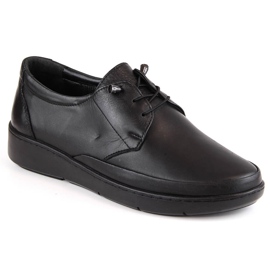Dámské černé kožené slip-on boty T.Sokolski H7503 černý