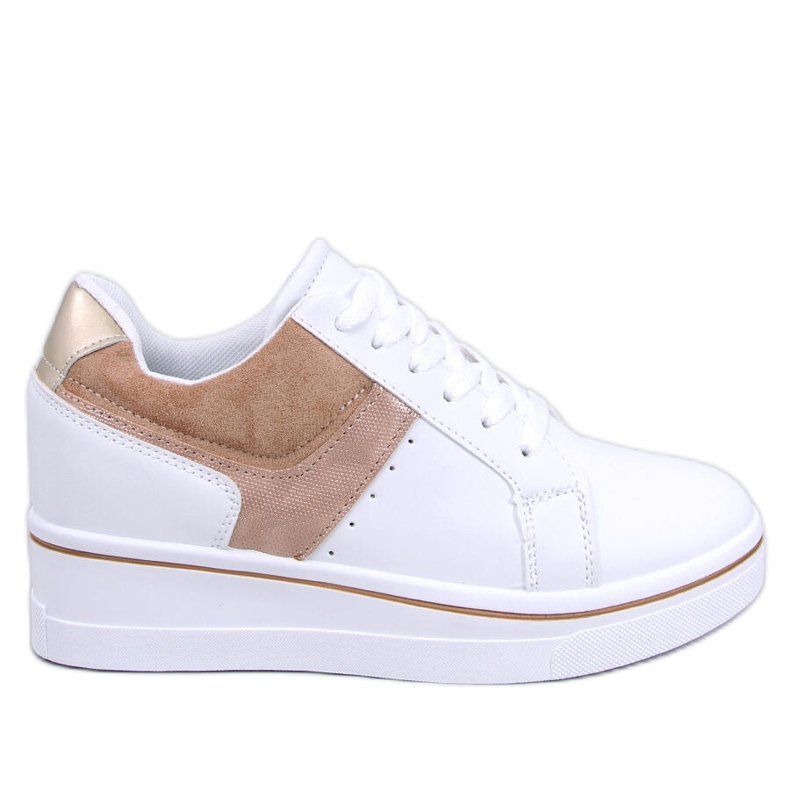 Béžové tenisky Tobey na klínku béžový Béžové tenisky Tobey na klínku béžový