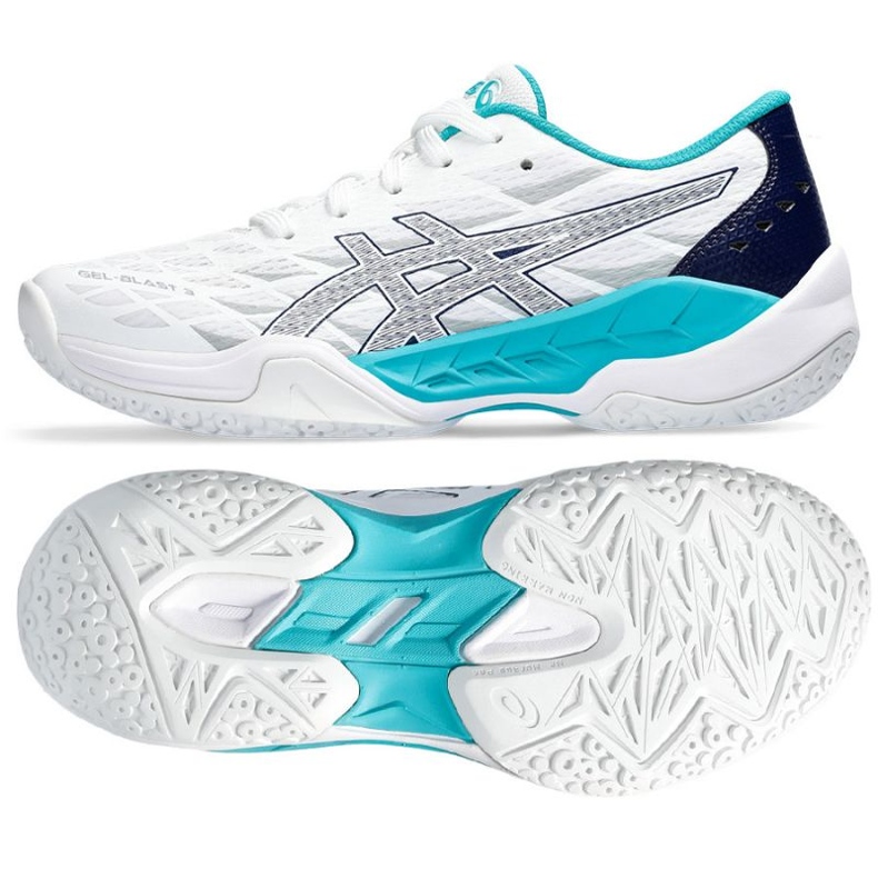 Boty Asics GEL-Blast 3 Gs W 1074A035-100 bílý bílý