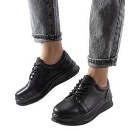 Černé boty LS5379 černý