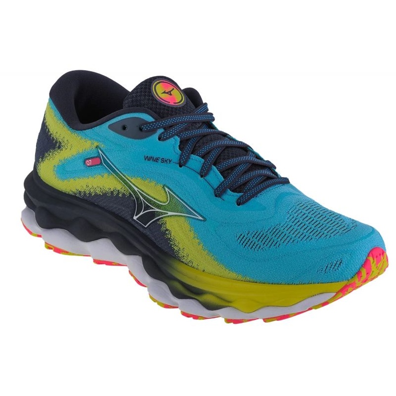 Boty Mizuno Wave Sky 7 M J1GC230203 modrý Boty Mizuno Wave Sky 7 M J1GC230203 modrý