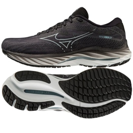 Běžecké boty Mizuno Wave Rider 27 M J1GC230302 černá Běžecké boty Mizuno Wave Rider 27 M J1GC230302 černá