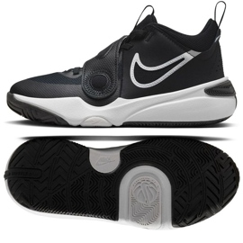 Basketbalové boty Nike Team Hustle D 11 Jr DV8996 002 černá černá