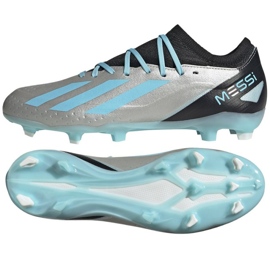 Kopačky Adidas X Crazyfast Messi.3 Fg M IE4078 stříbro odstíny šedé