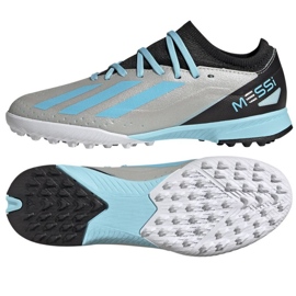 Kopačky Adidas X Crazyfast Messi.3 Tf Jr IE4073 šedá odstíny šedé