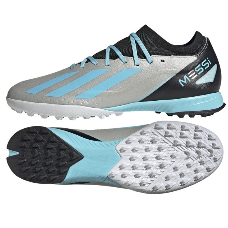 Kopačky Adidas X Crazyfast Messi.3 Tf M IE4074 stříbrný