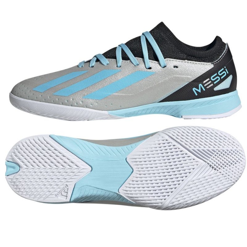 Adidas X Crazyfast Messi.3 V kopačkách Jr IE4075 stříbrný