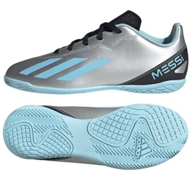 Kopačky Adidas X Crazyfast Messi.4 In Jr IE4070 odstíny šedé