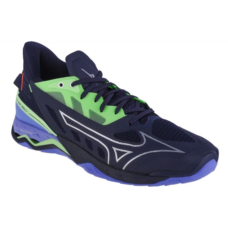 Házenkářské boty Mizuno Wave Mirage 5 M X1GA235011 námořnická modrá modrý
