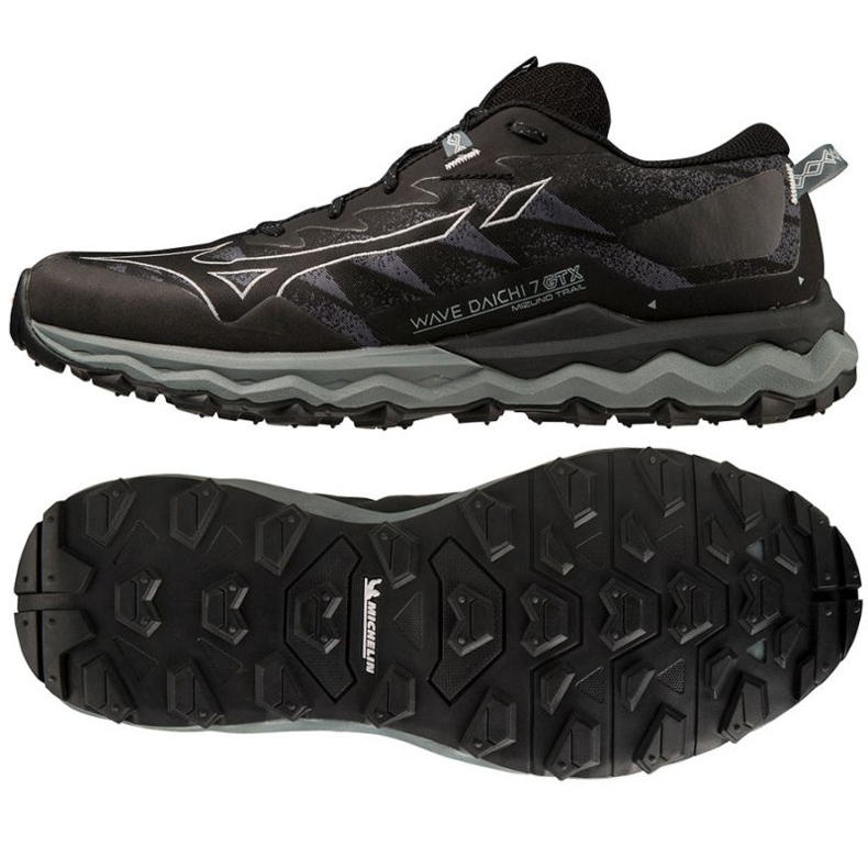 Běžecké boty Mizuno Wave Daichi 7 Gtx M J1GJ225651 černá Běžecké boty Mizuno Wave Daichi 7 Gtx M J1GJ225651 černá