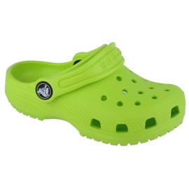 Pantofle Crocs Classic Clog Kids T Jr 206990-3UH zelený