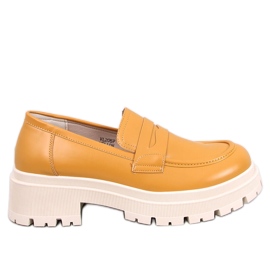 Dench Yellow platformové mokasíny žlutá Dench Yellow platformové mokasíny žlutá