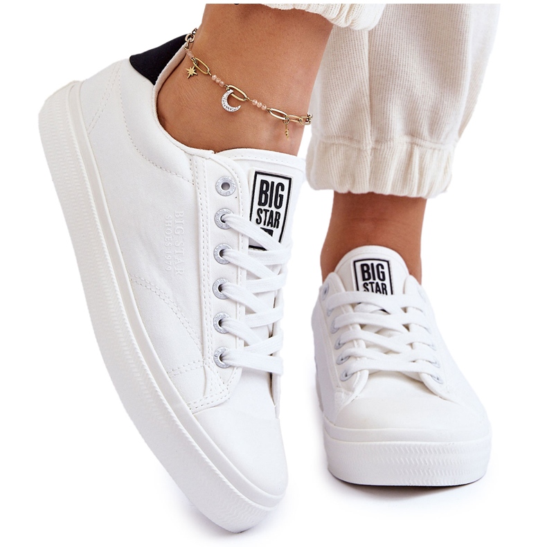 Klasické nízké tenisky Big Star LL274091 bílé bílý
