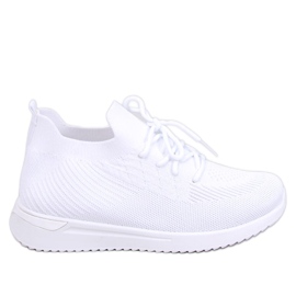 Ponožkové sportovní boty Bergman White bílý