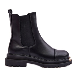 PG1 Dámské Chelsea Boots černé Nialee černý