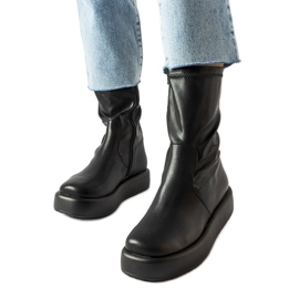 Černé boty na platformě Valpantena černý