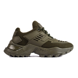 Dámské tmavě zelené tenisky Shelovet zelená