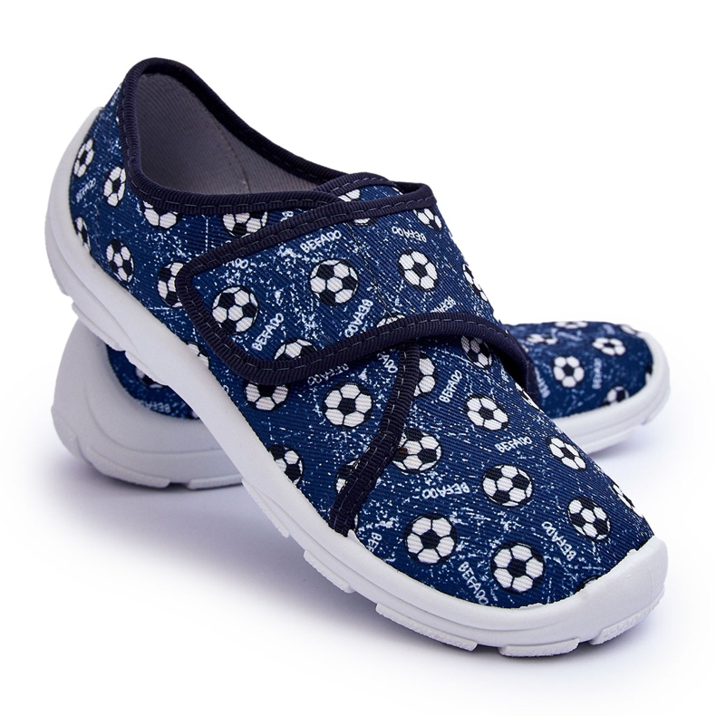 BEFADO S.A. Befado 974Y509 Chlapecké plesové pantofle modré modrý