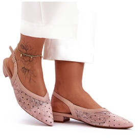 PG1 Dámské růžové puntíkované balerínky Adore růžový PG1 Dámské růžové puntíkované balerínky Adore růžový