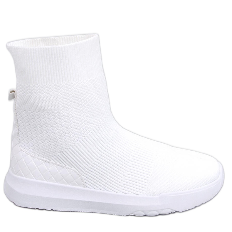 Ponožkové tenisky Ervin White bílý