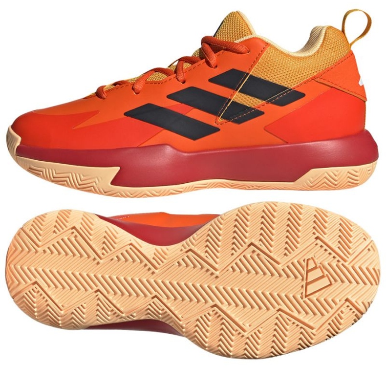 Basketbalové boty Adidas Cross Em Up Select Jr IE9274 oranžový