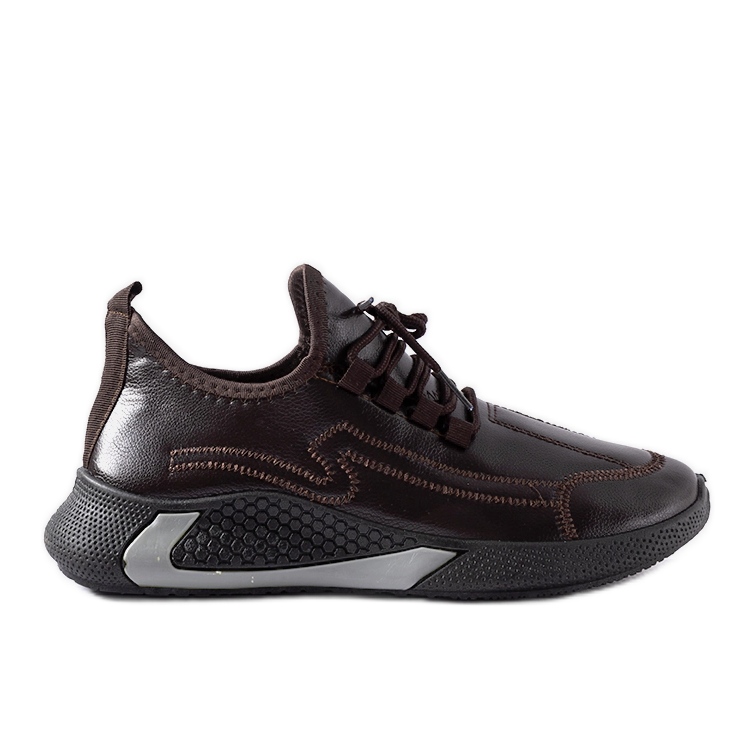 Hnědé pánské tenisky Monje hnědý Hnědé pánské tenisky Monje hnědý