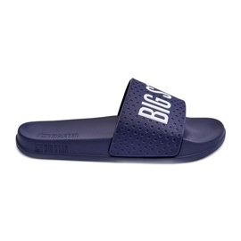 Klasické dámské žabky Big Star MM274714 Navy Blue modrý Klasické dámské žabky Big Star MM274714 Navy Blue modrý