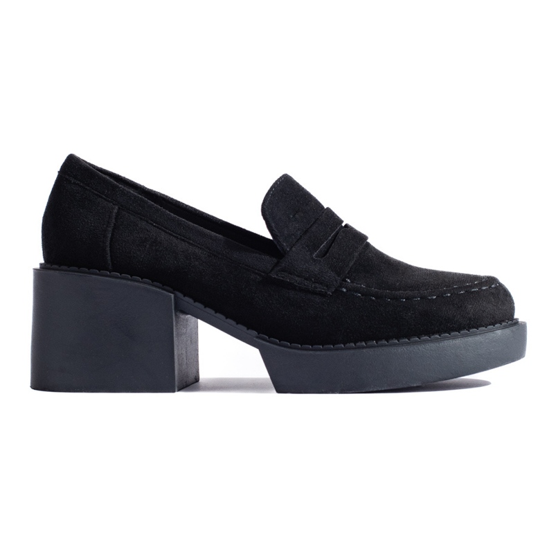 Dámské černé semišové boty Shelovet černá