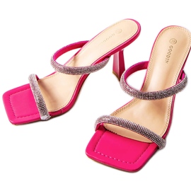 Inna Evelina růžové jehlové podpatky růžový