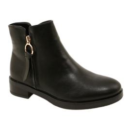 Evento Dámské boty s eko-kotherem na Eveno 21BT35-6416 Black Slider černý