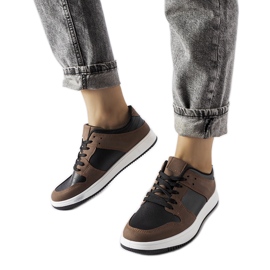 Inna Hnědočerné tenisky Jacqueline hnědý