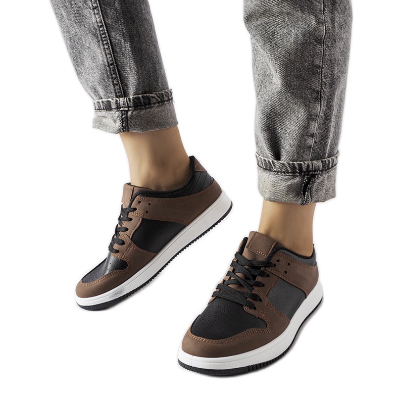 Inna Hnědočerné tenisky Jacqueline hnědý