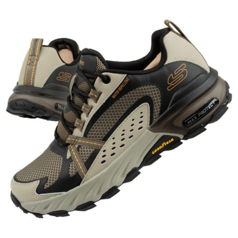 Boty Skechers Max Protect M 237303-PBBK béžový Boty Skechers Max Protect M 237303-PBBK béžový