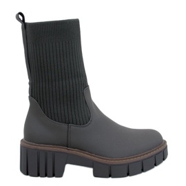 Vysoké Chelsea boty Ruddins Kaki s pružným svrškem zelená