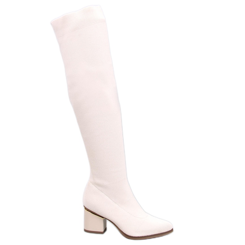 Mušketýři Mckenzie Beige na nízkém podpatku béžový