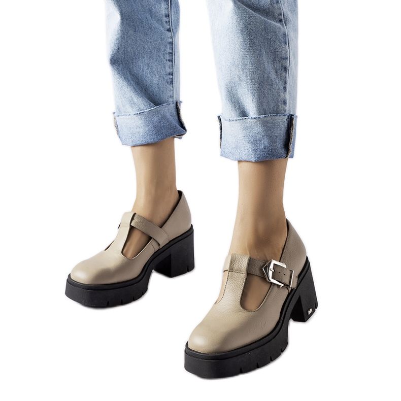 Inna Béžové boty Karino béžový