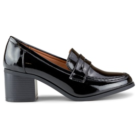 Dámské černé polobotky černý