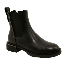 Černé kotníkové boty Filippo DBT4062/23 BK černý